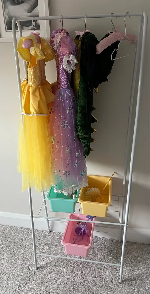 Clothes Rail with Shelves
