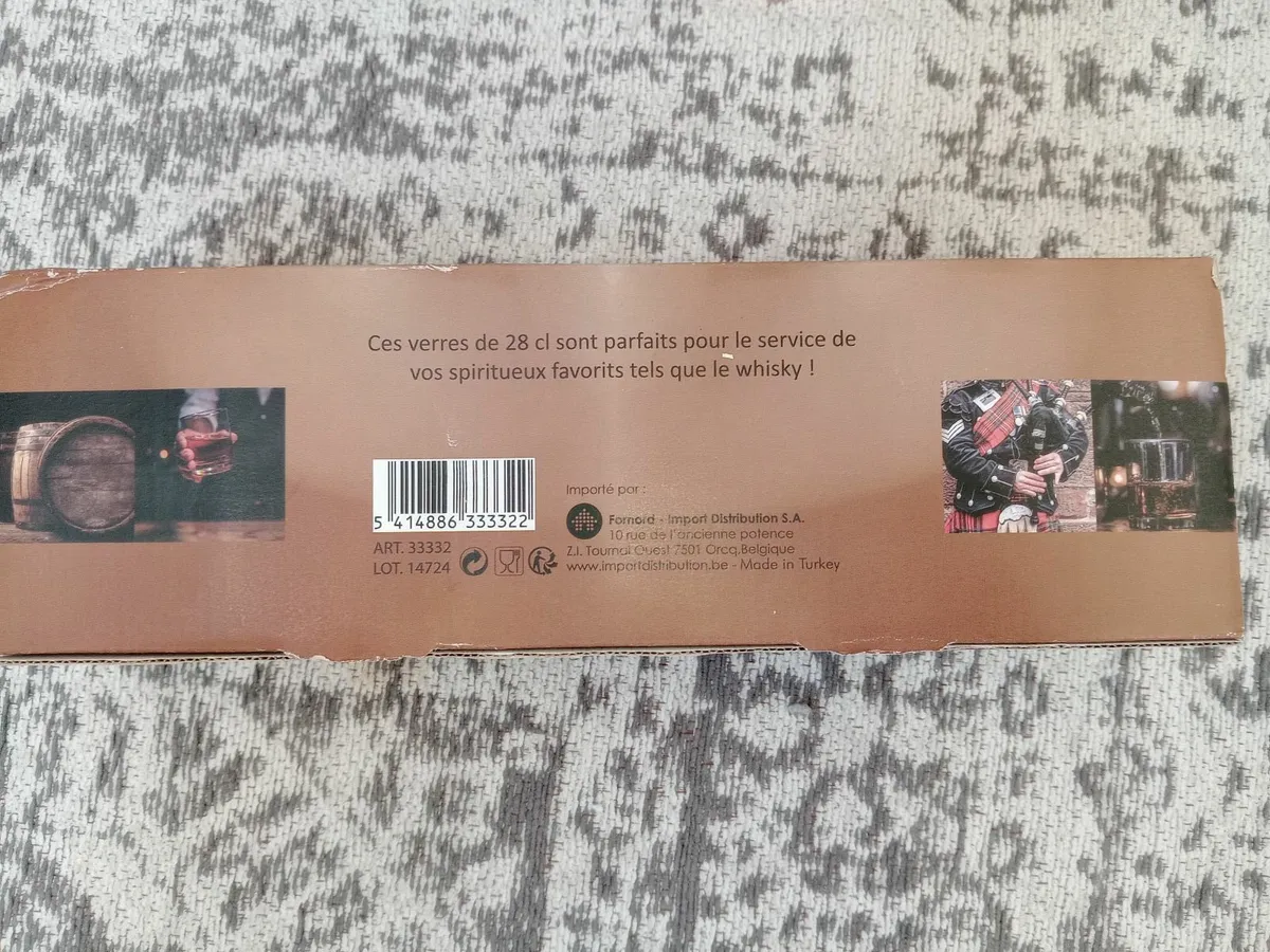 New pack of whiskey glasses - Image 2