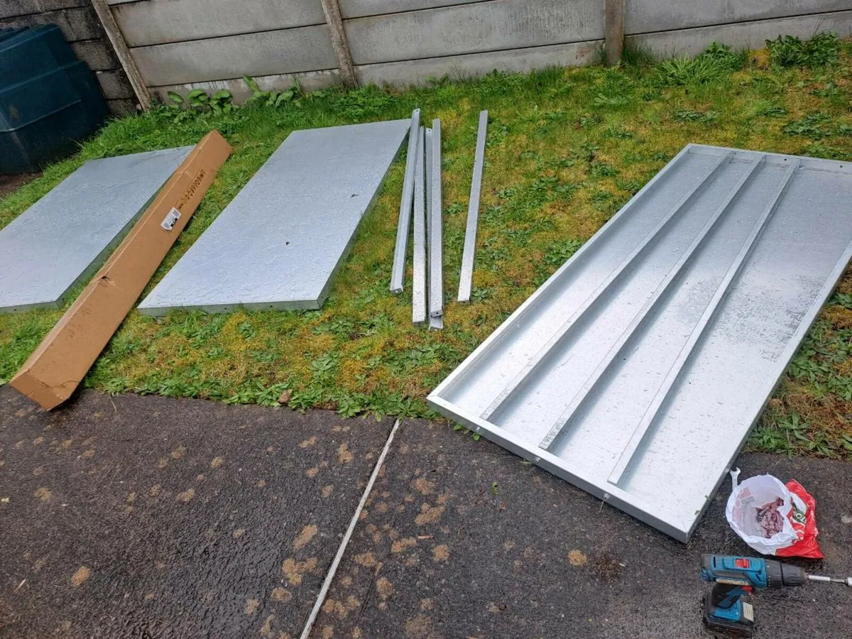 Galvanised shed base - Image 1