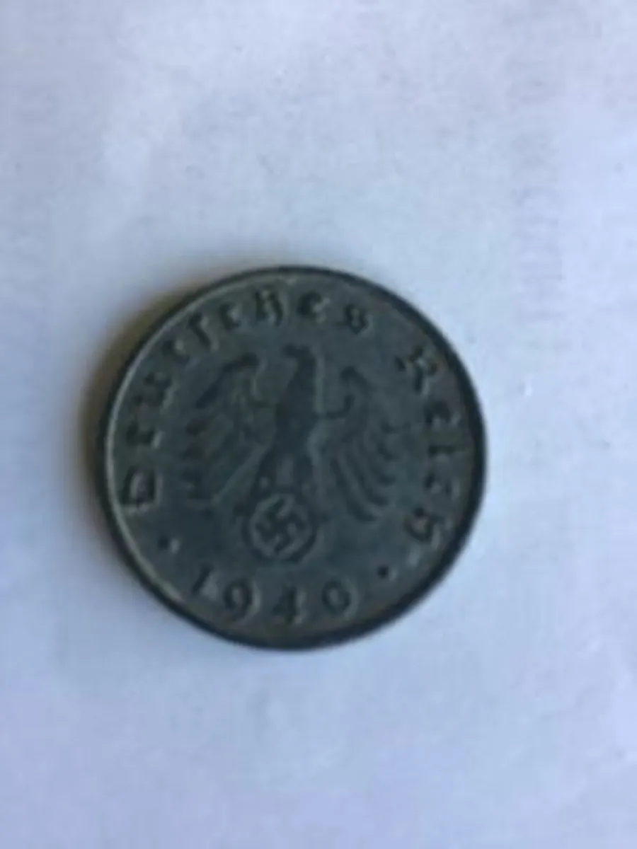 Rare/Genuine WW2 German Coin, 10 Pfennig 1940