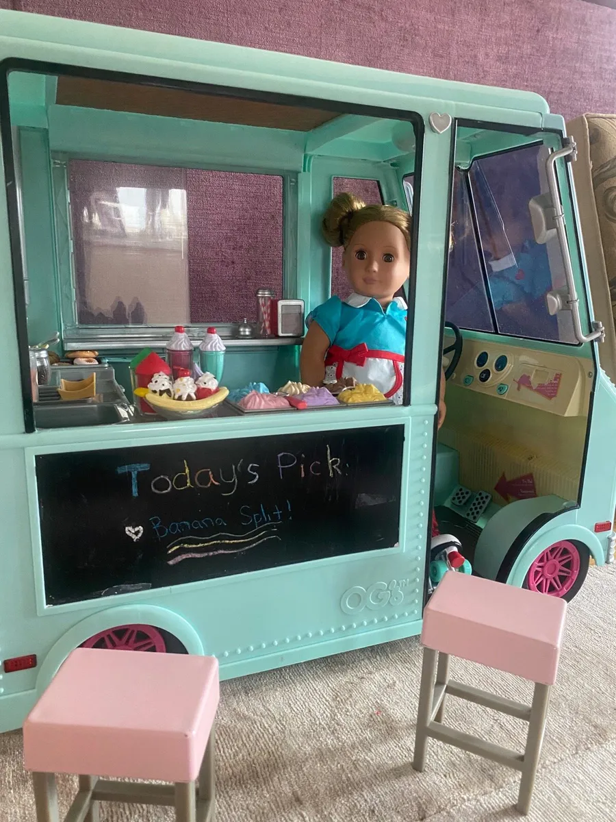 Our Generation Ice-Cream Van with Doll - Image 1