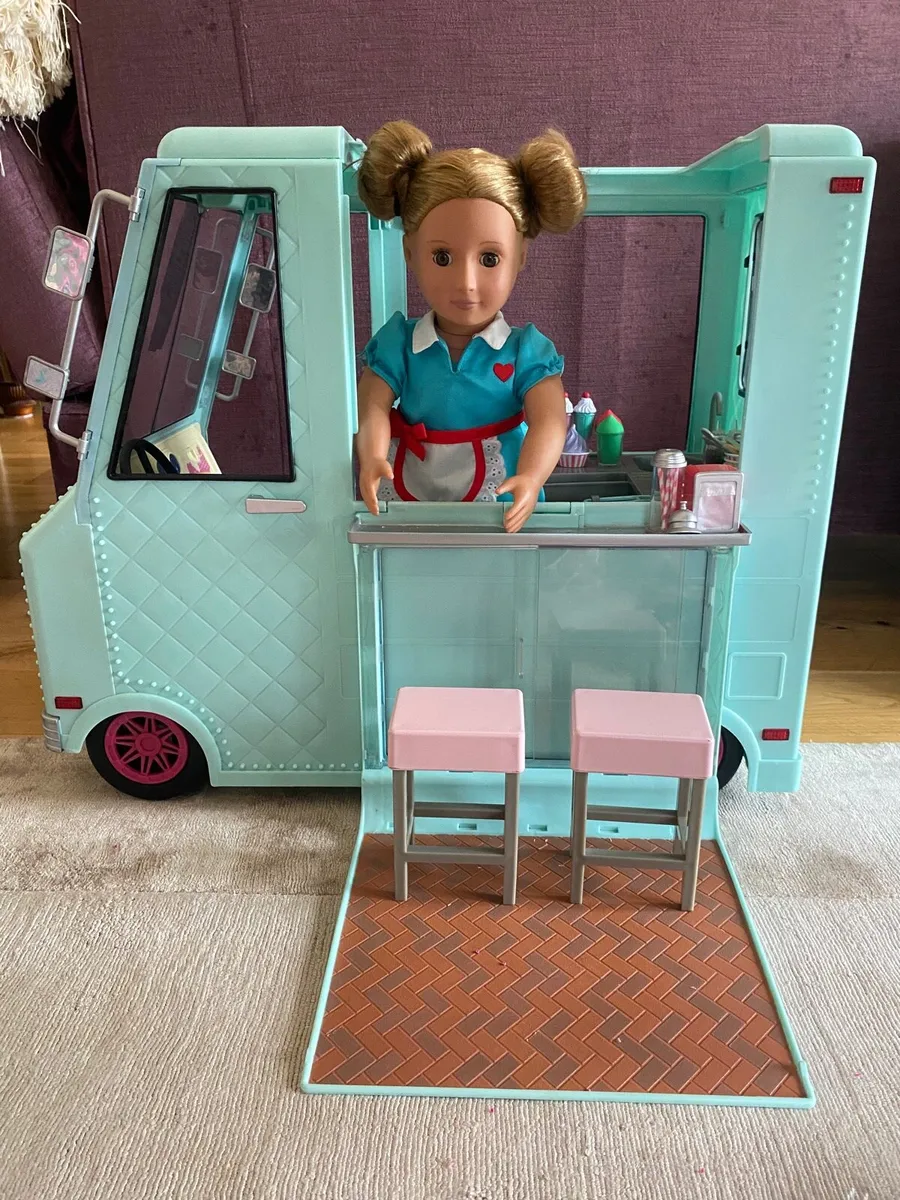 Our Generation Ice-Cream Van with Doll - Image 2