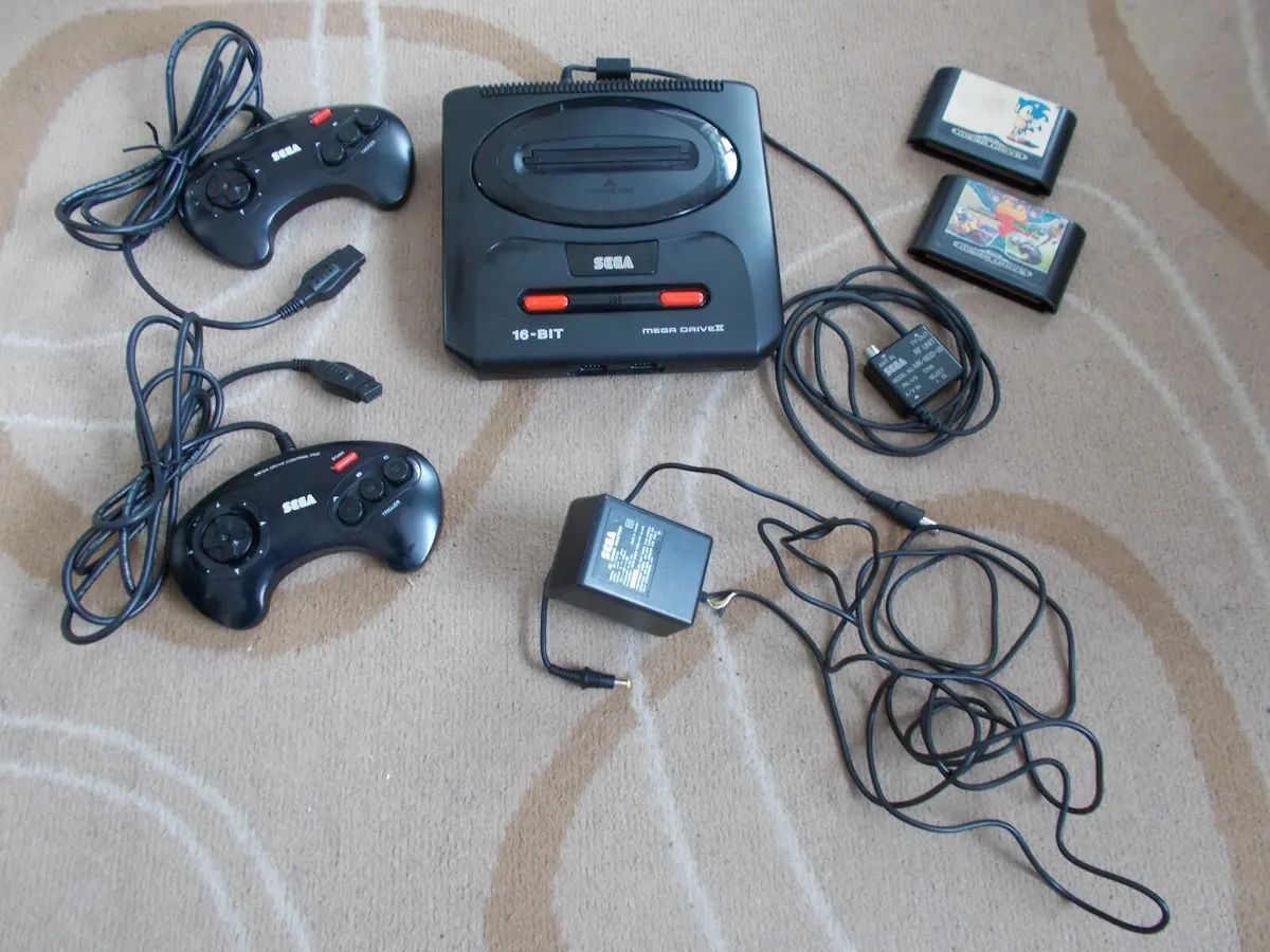 Sega Mega Drive 2 & Accessories - Image 1