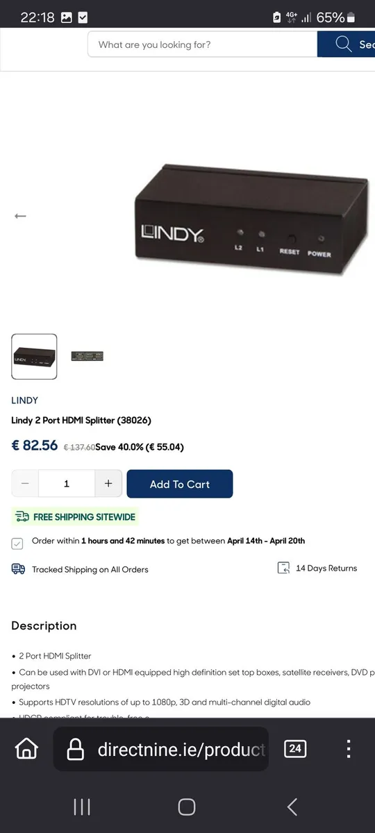 Lindy 4k for 2 monitors - Image 3