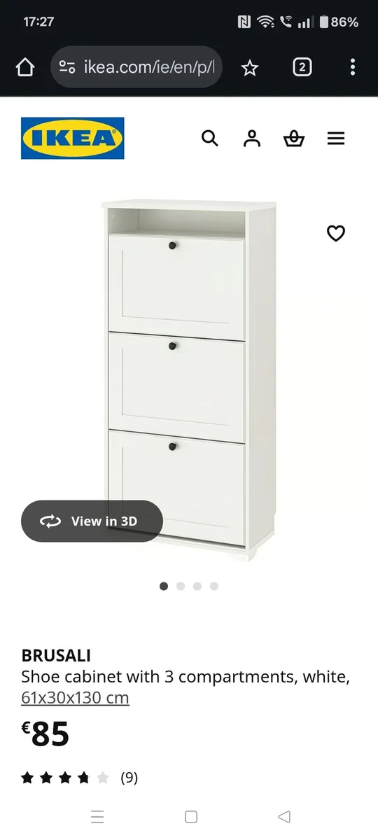 Shoe cabinet Brusali - Image 3