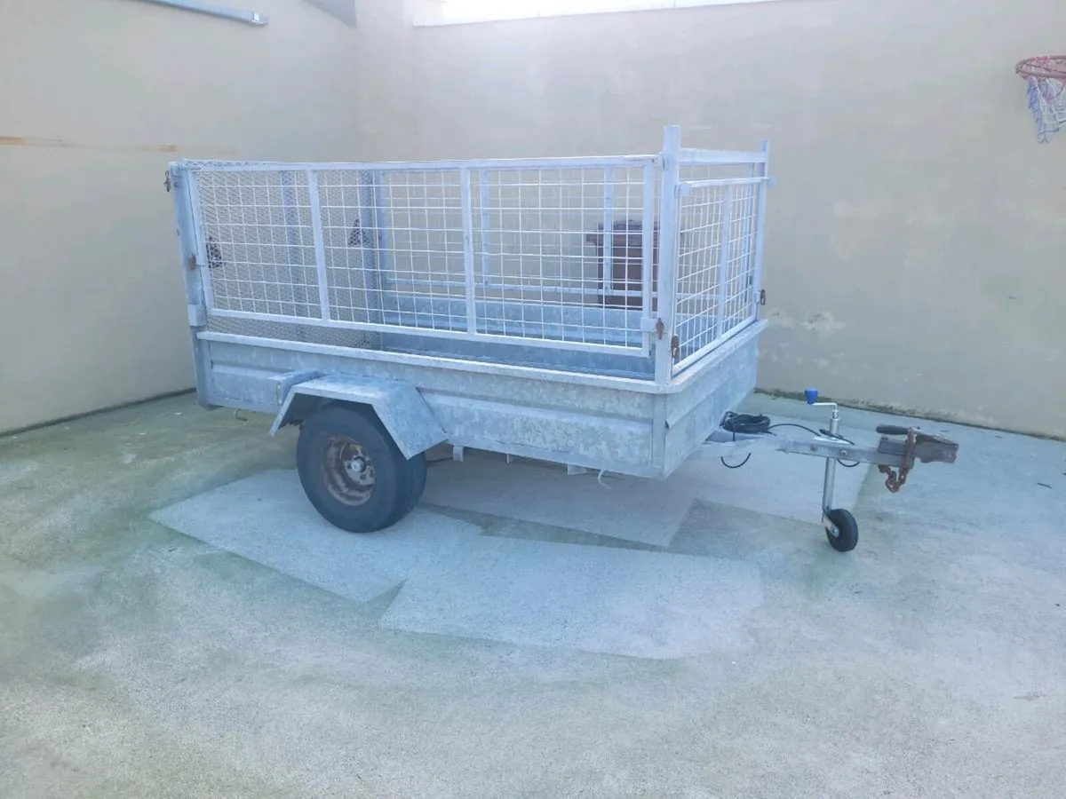 7x4 factory made trailer fully galvanised - Image 1