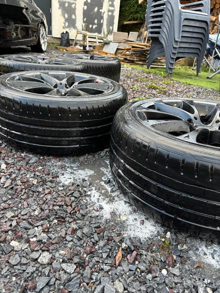 Black style 188 BMW alloys - Image 3