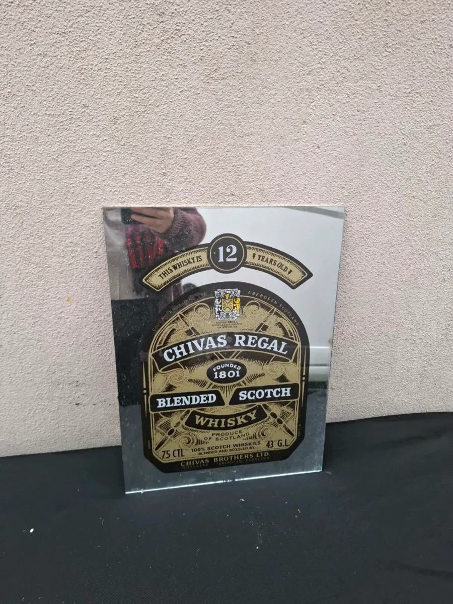Chivas whiskey mirror postage possible