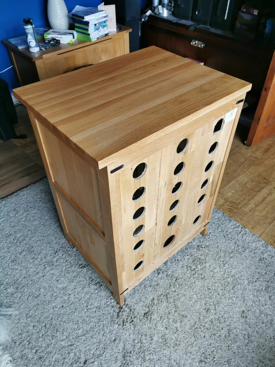 Oak cabinet HiFI stereo media sound unit - Image 3