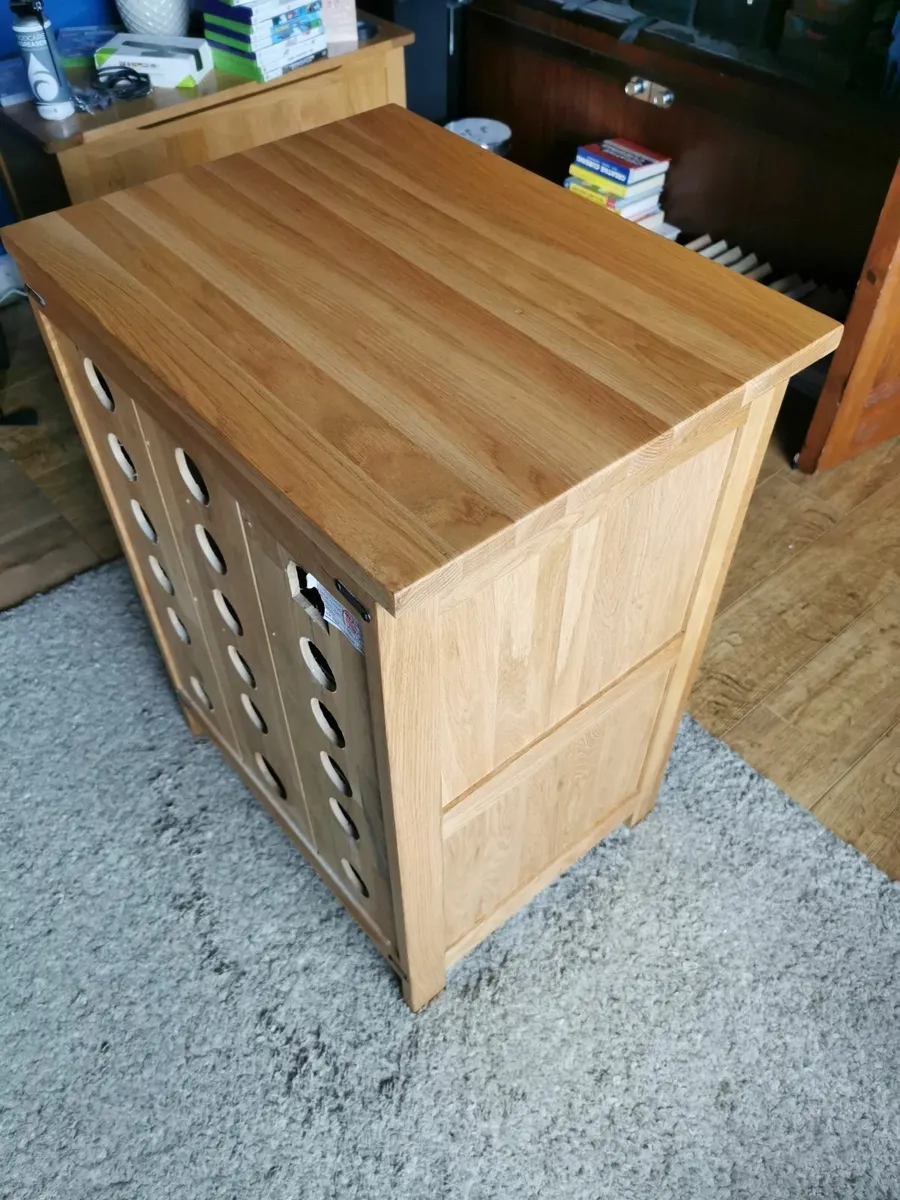 Oak cabinet HiFI stereo media sound unit - Image 4