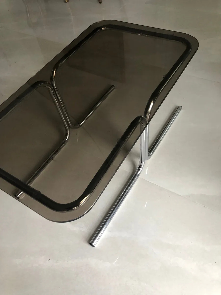 Glass top coffee table