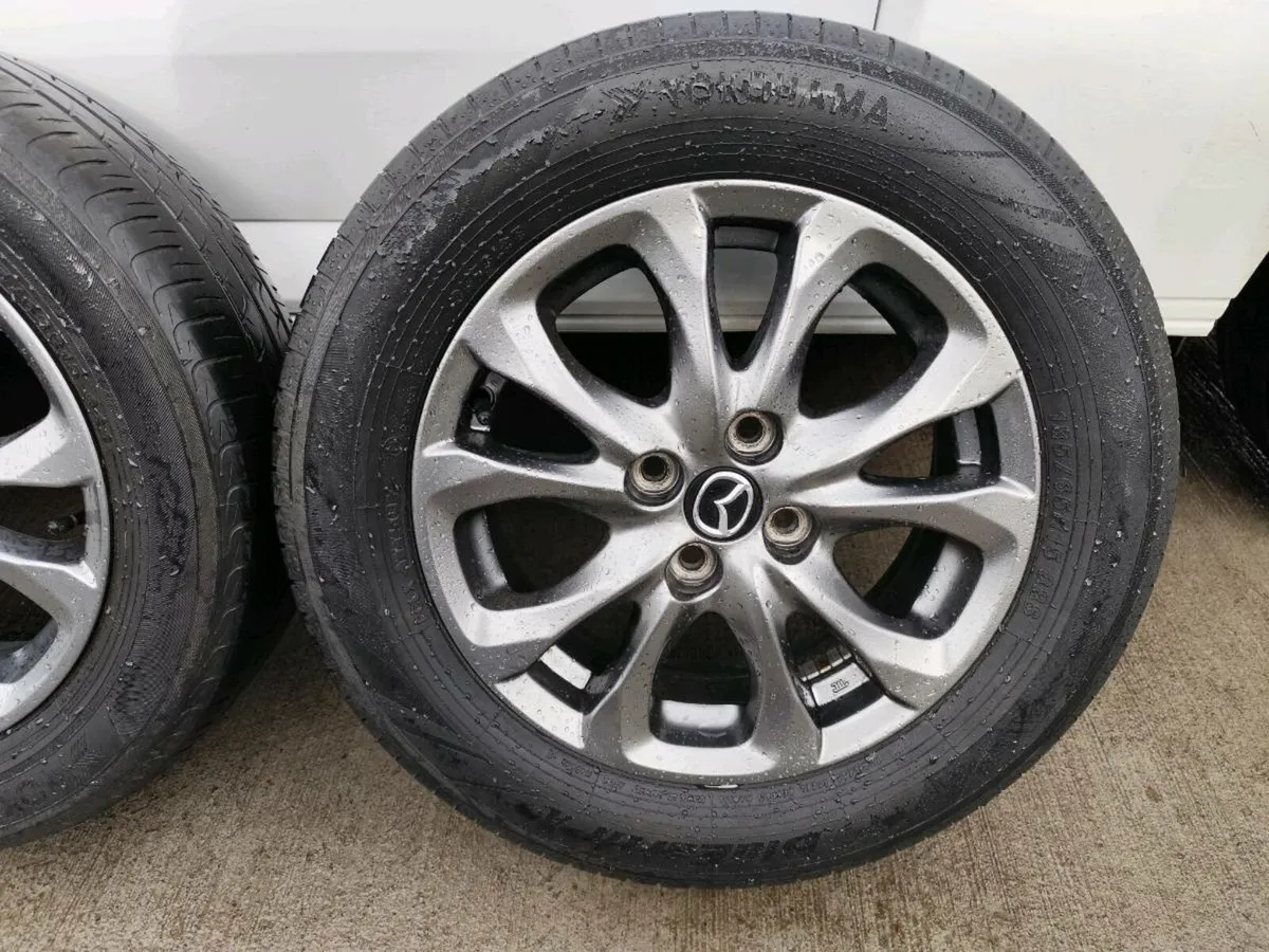 15" Mazda Demio, Toyota Yaris alloy wheels - Image 2