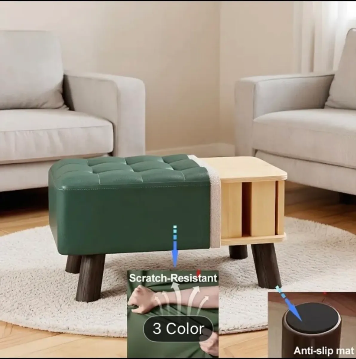 Side stool free nationwide delivery - Image 2