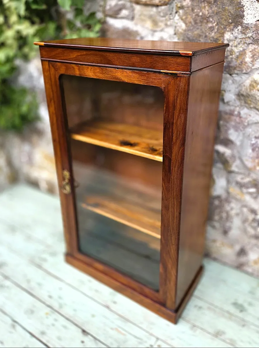 Small French Antique Display Cabinet- Circa 1900 - Image 1