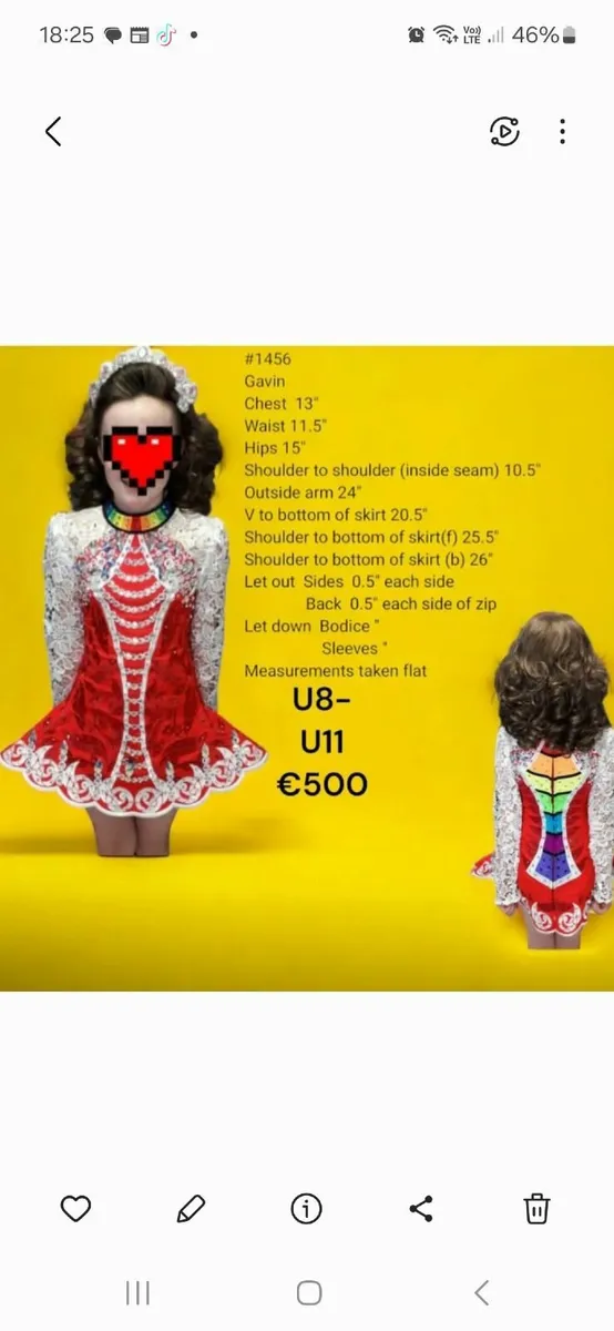 Irish dancing dress - Image 1