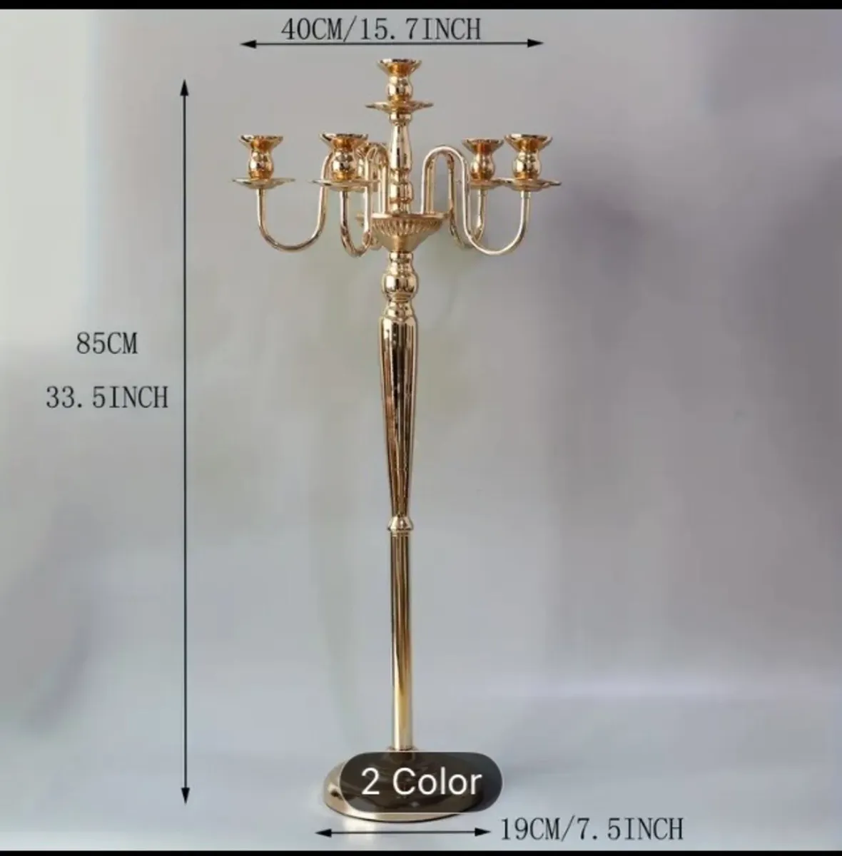Large standing candle holder free postage - Image 3