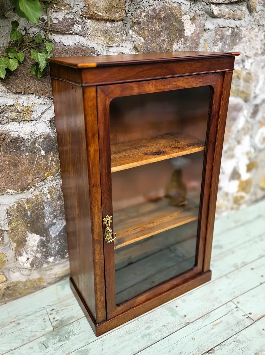 Small French Antique Display Cabinet- Circa 1900 - Image 2