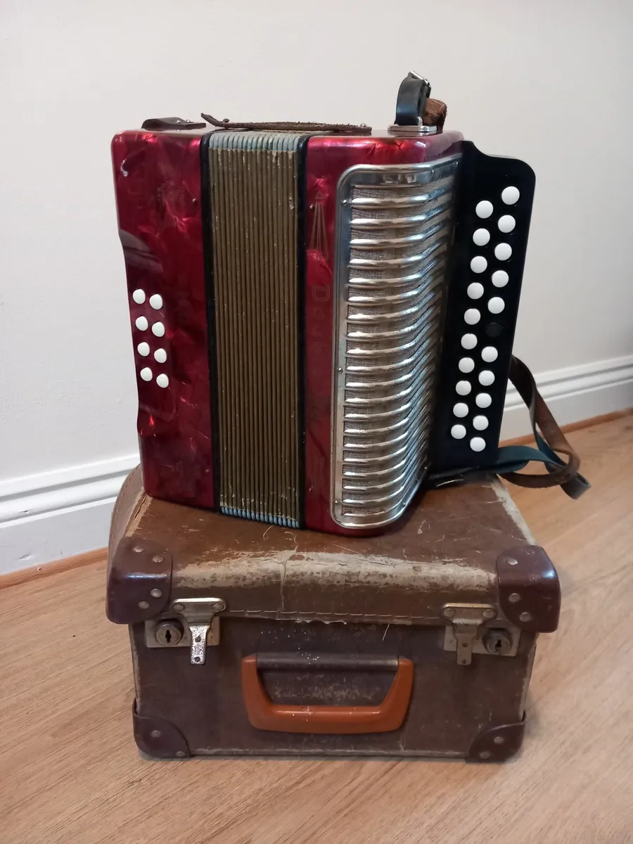Hohner Double Ray Button Accordion - Image 1