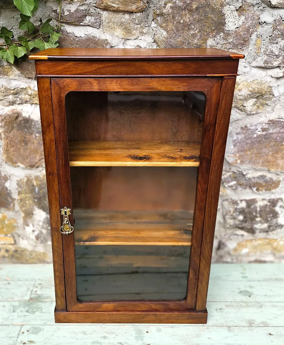 Small French Antique Display Cabinet- Circa 1900 - Image 3