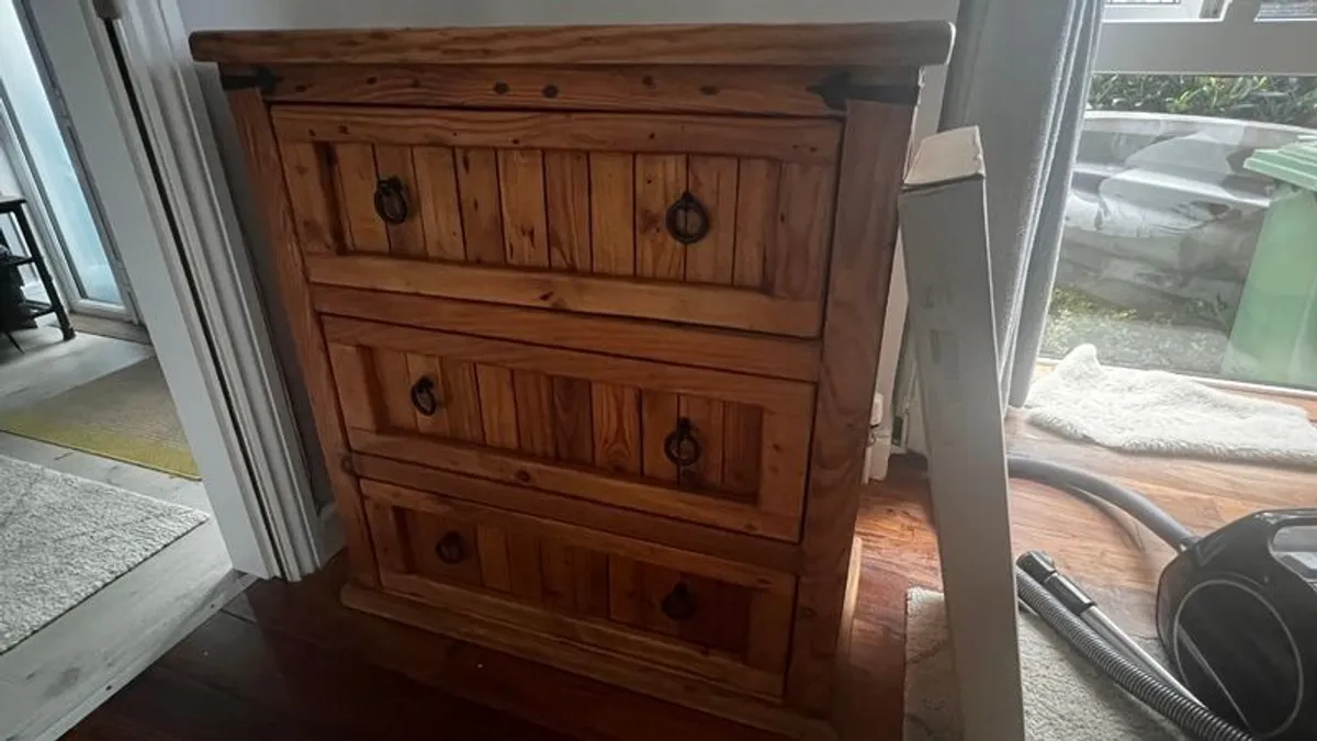 Mexican Pine Chest of Drawers - Image 1