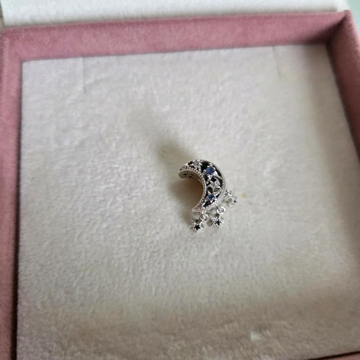 Pandora star&crescent moon charm perfect condition - Image 1