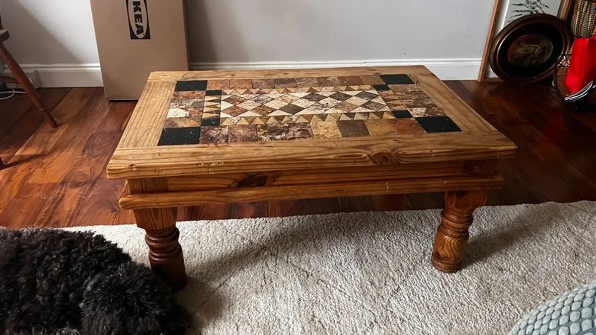 Mexican Pine Coffee Table - Image 2