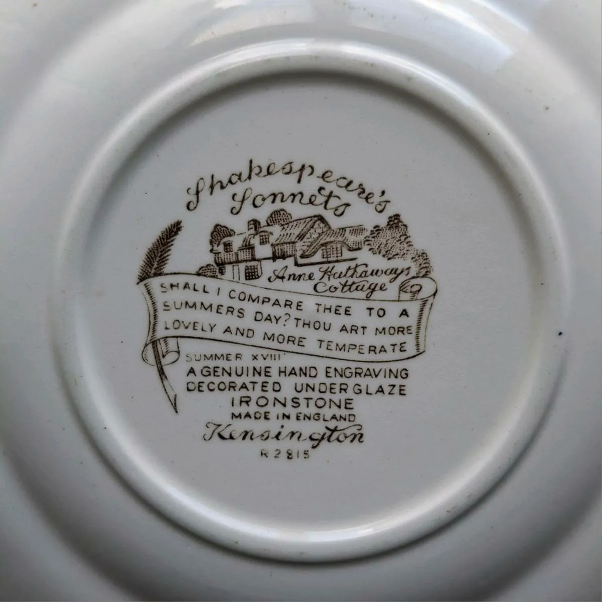 Kensington Staffords Display Plate - Image 2