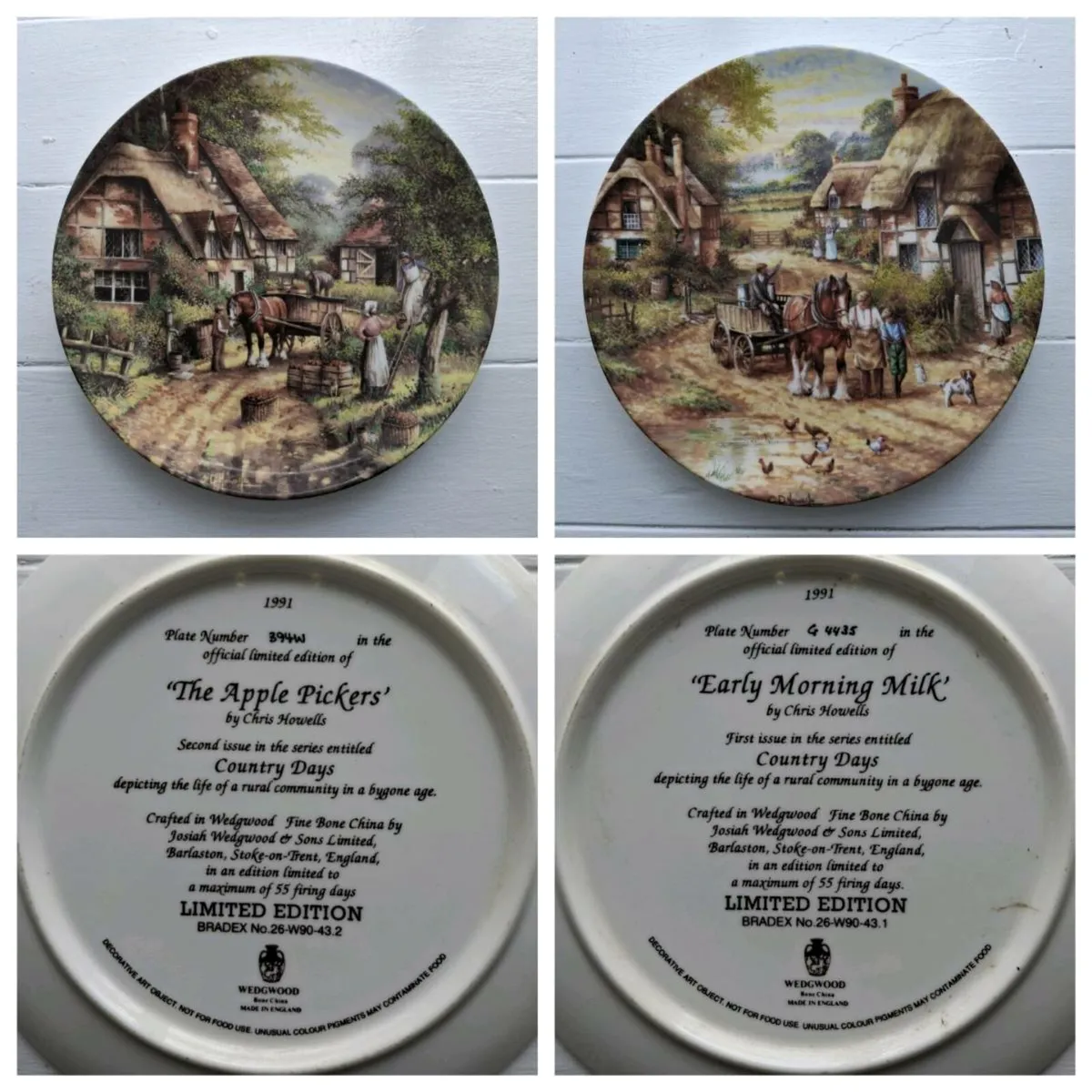 Wedgwood Country Days Display Plates - Image 1