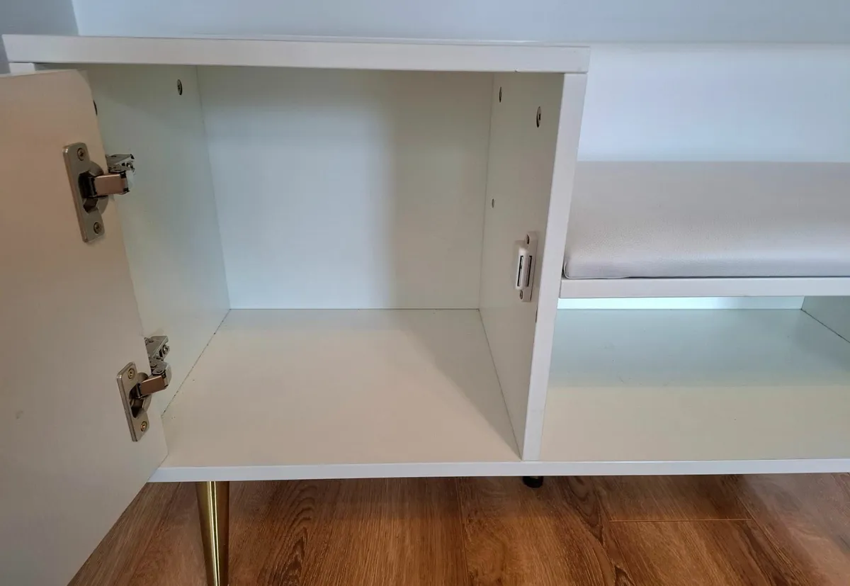 Hallway Storage Unit with Seat - Image 2