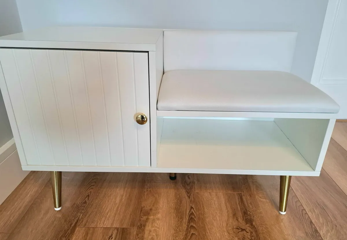 Hallway Storage Unit with Seat - Image 1