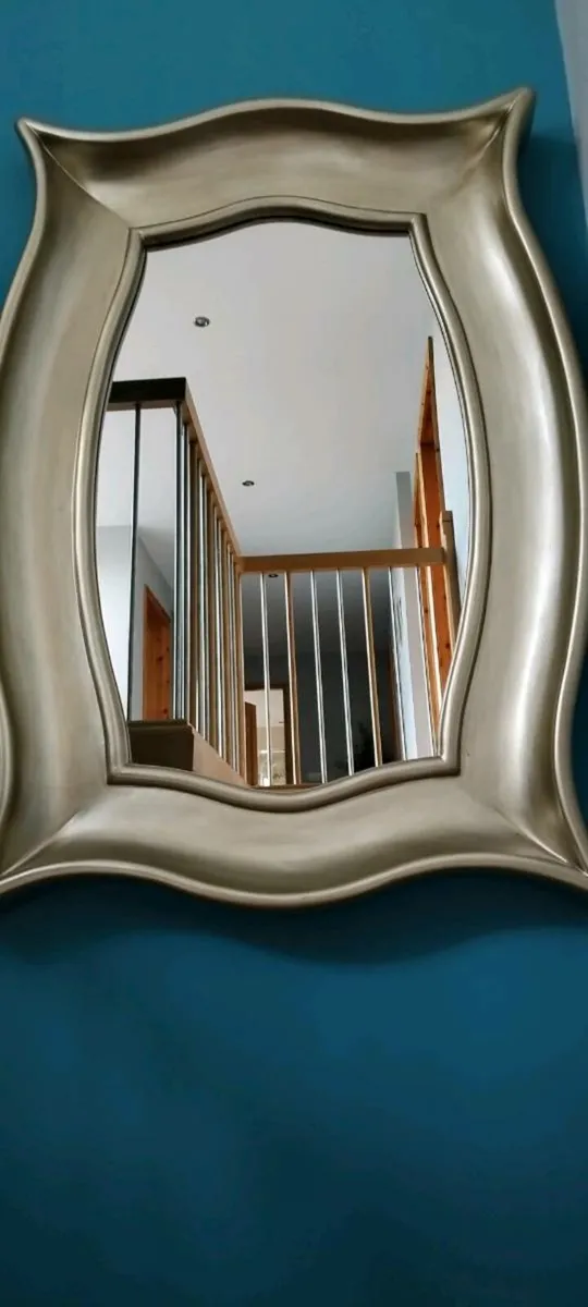 Large silver mirror for sale