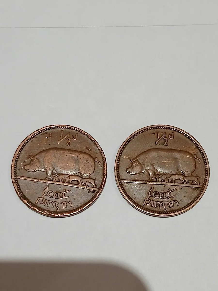 Coins old irish - Image 1