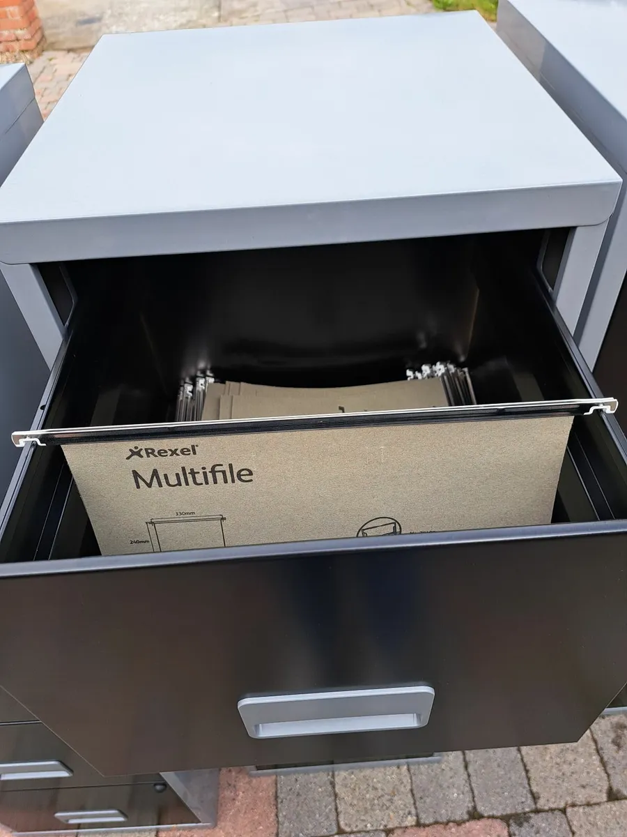 Small Filing Cabinets x 4 Brand New with Keys - Image 3