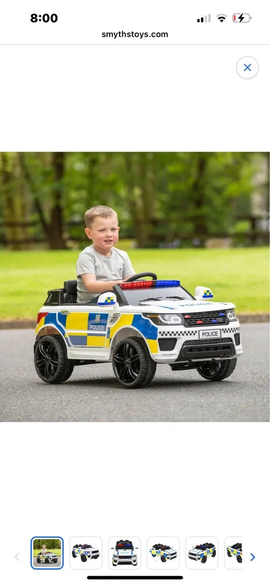 Police ride on car - Image 3