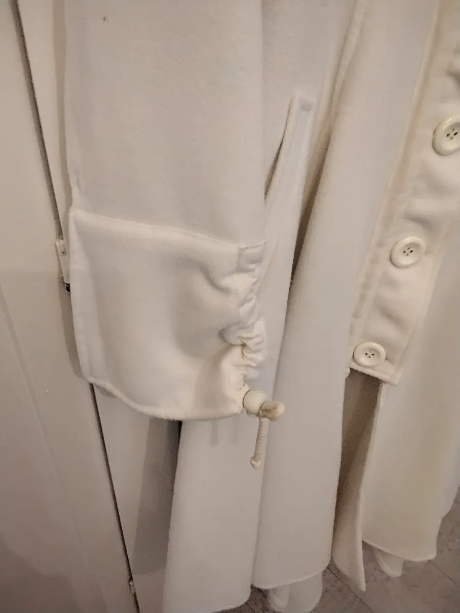 Ladies Fran and Jane Ivory White Coat - Image 2
