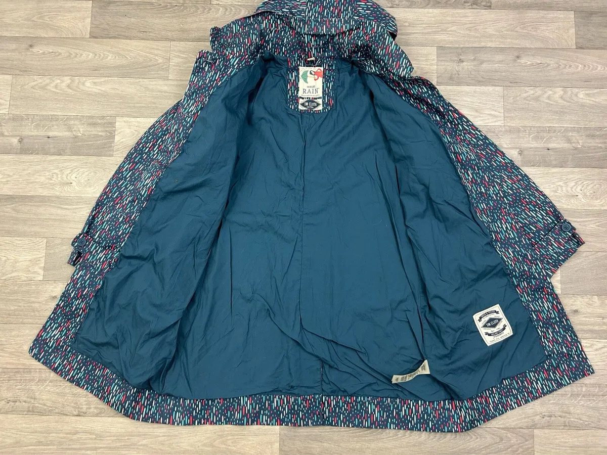 Seasalt Rain Waterproof Jacket Coat Womens 16 - Image 4