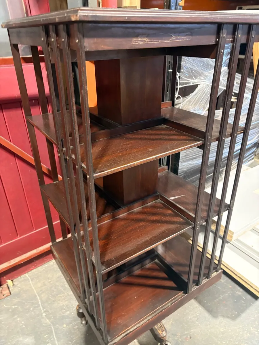 Large Revolving Bookcase - Image 1