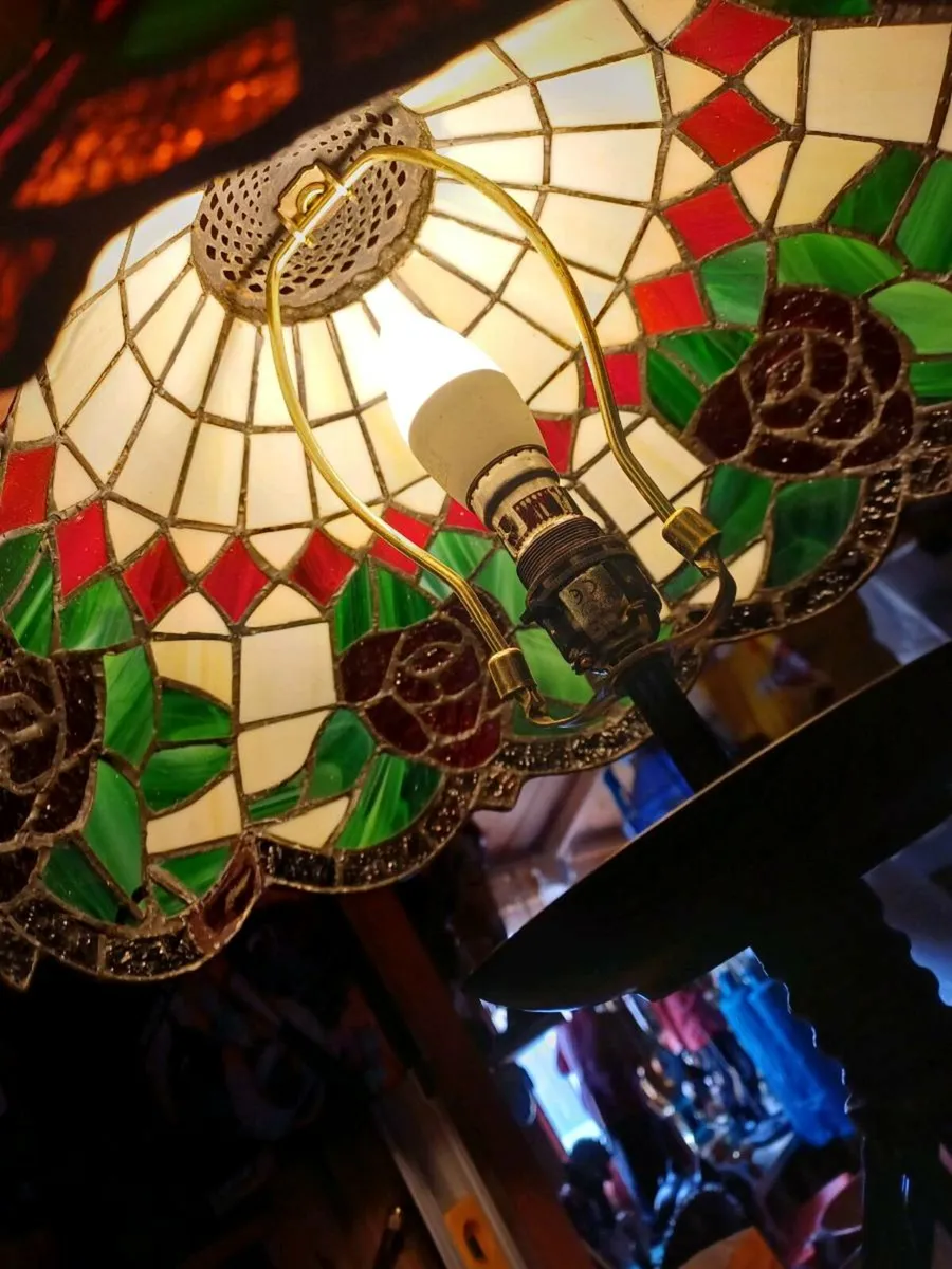 Vintage Tiffany Floor & Table Lamps. - Image 4
