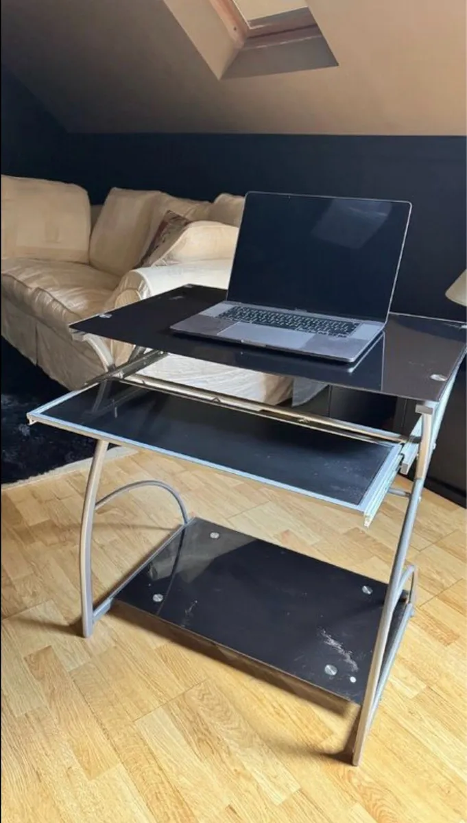 Glass Top Desk - Image 2
