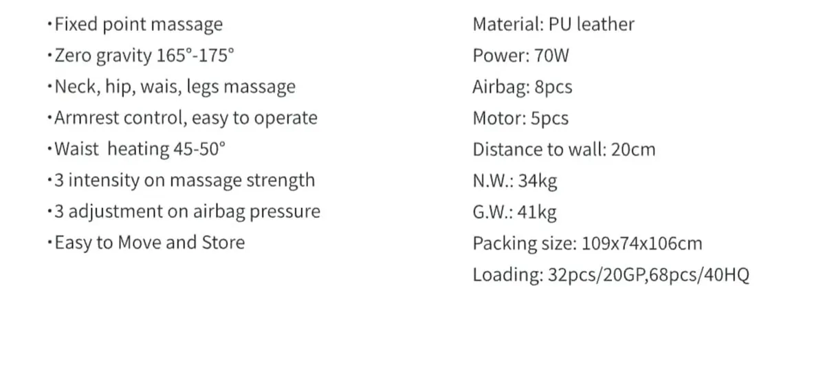 Massage chair - Image 2