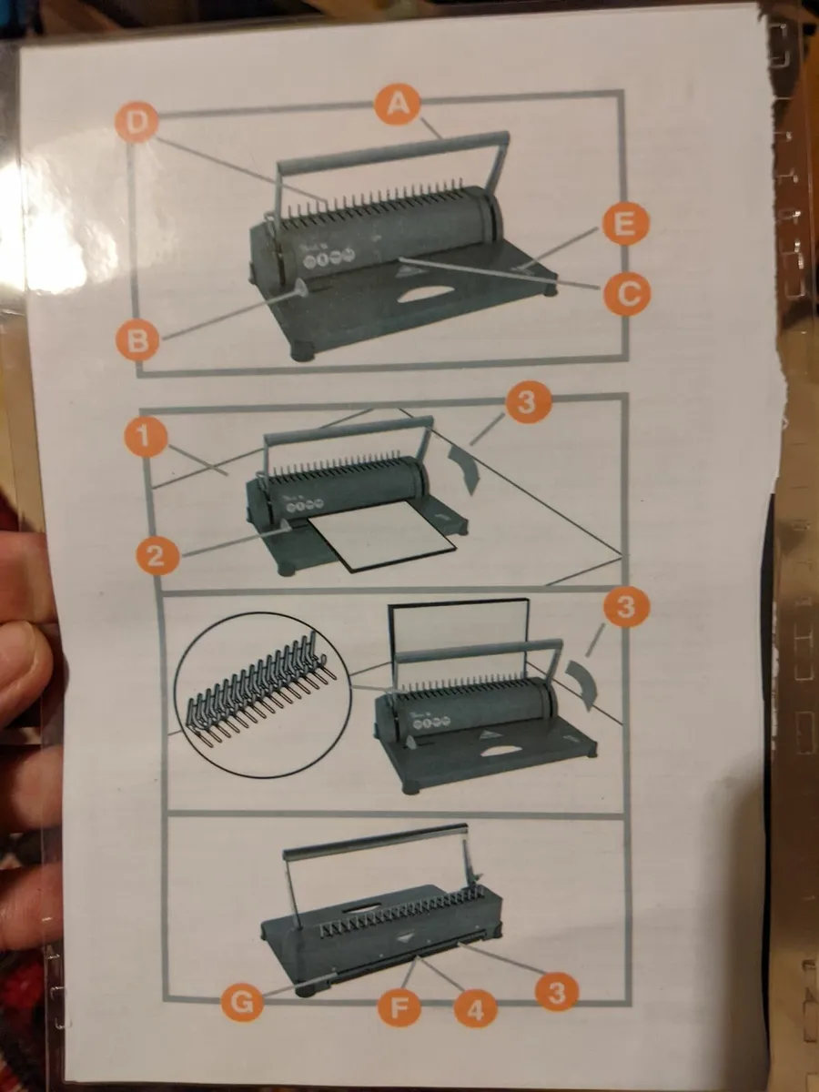 Paper binding machine - Image 1