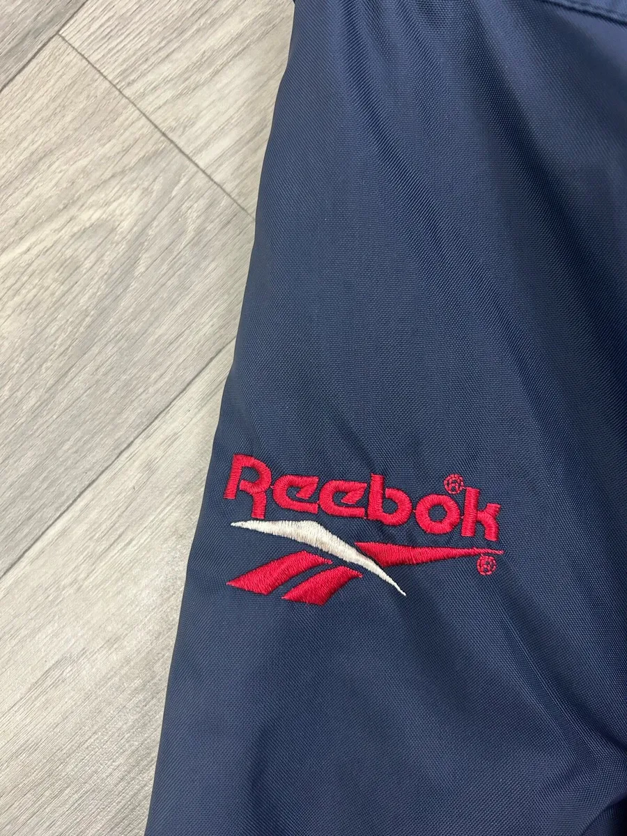 Vintage 90s Reebok Liverpool Bomber Jacket Men L - Image 3