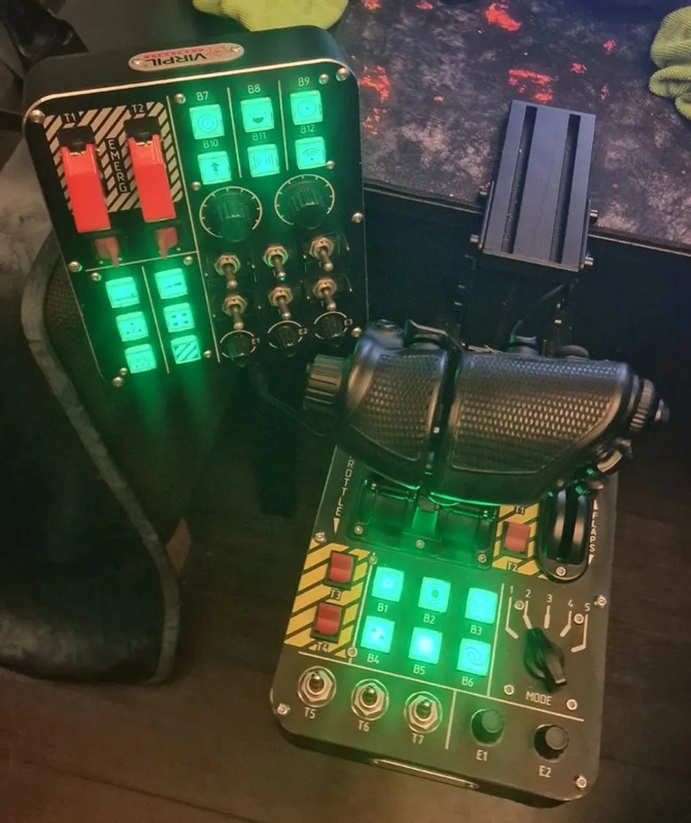VIRPIL Throttle, Stick and Buttonpanel - Image 1