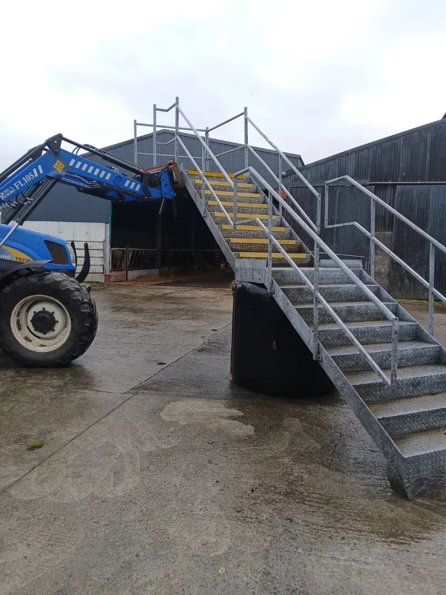 Fully Galvanised Steel Staircase - Image 4