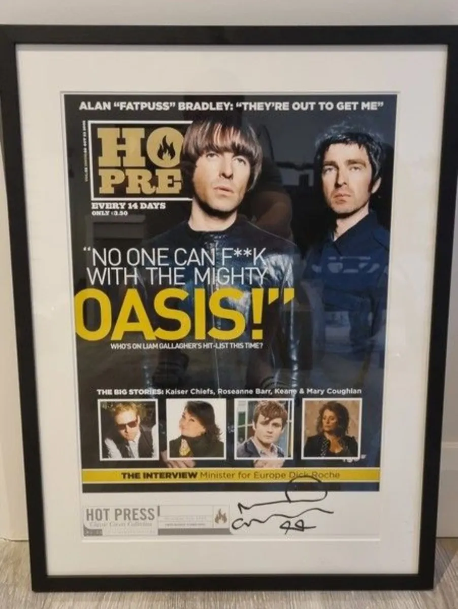 OASIS signed Hotpress Cover - Image 2
