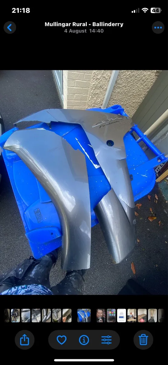2009 cbr 1000rr fairing colour code /name - Image 1