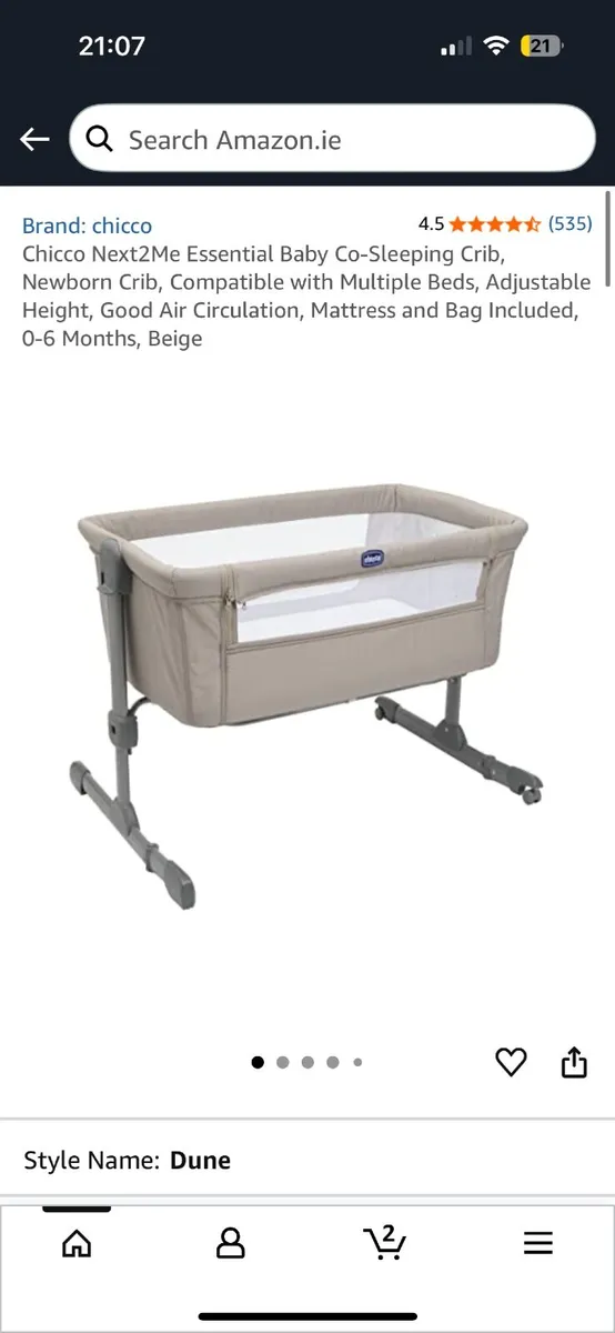 Chicco Next2Me Crib - Image 1