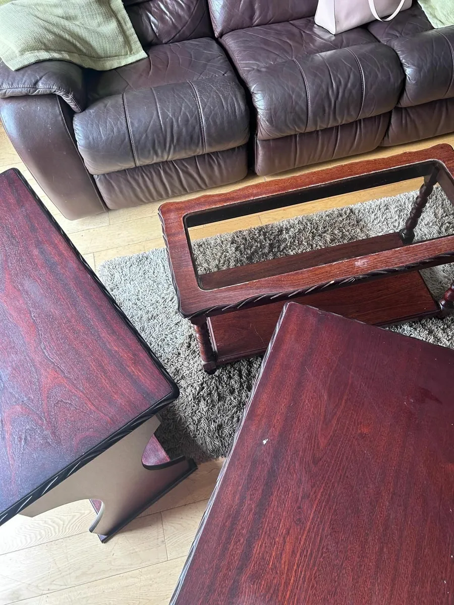 Tv stand and tables - Image 3