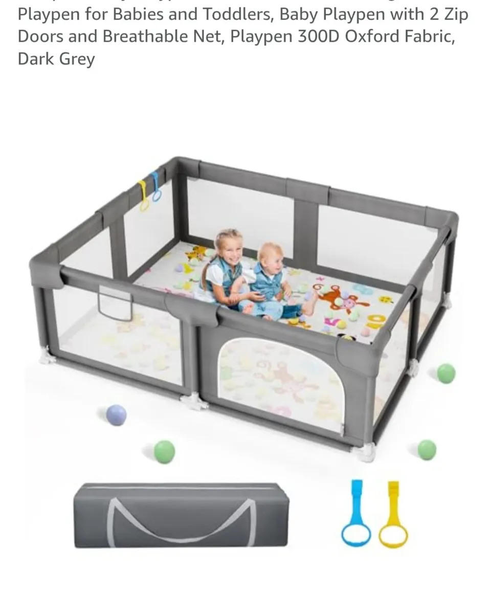 XL playpen and mat - Image 1
