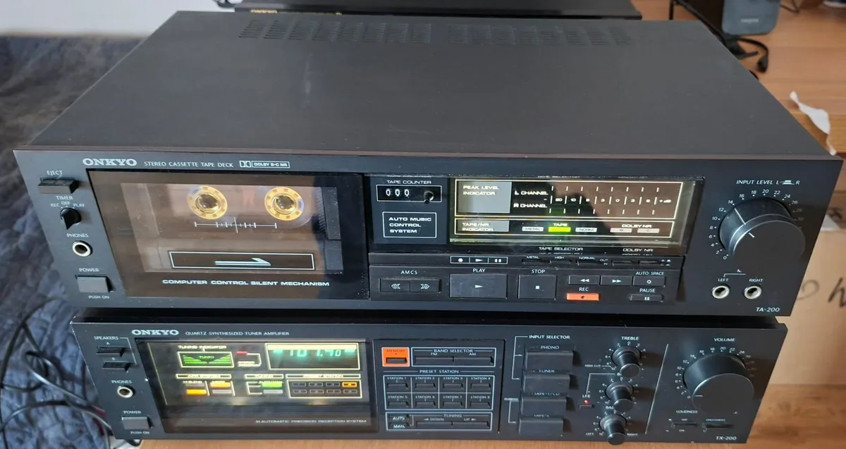 Onkyo TA-200 Deck + Onkyo TX-200 Amplituner - Image 2